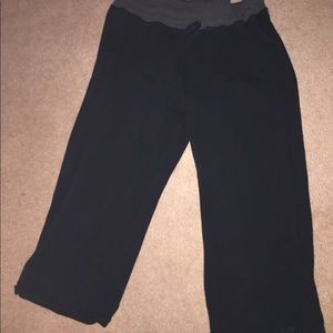 Yoga Pants With Grey Waistband